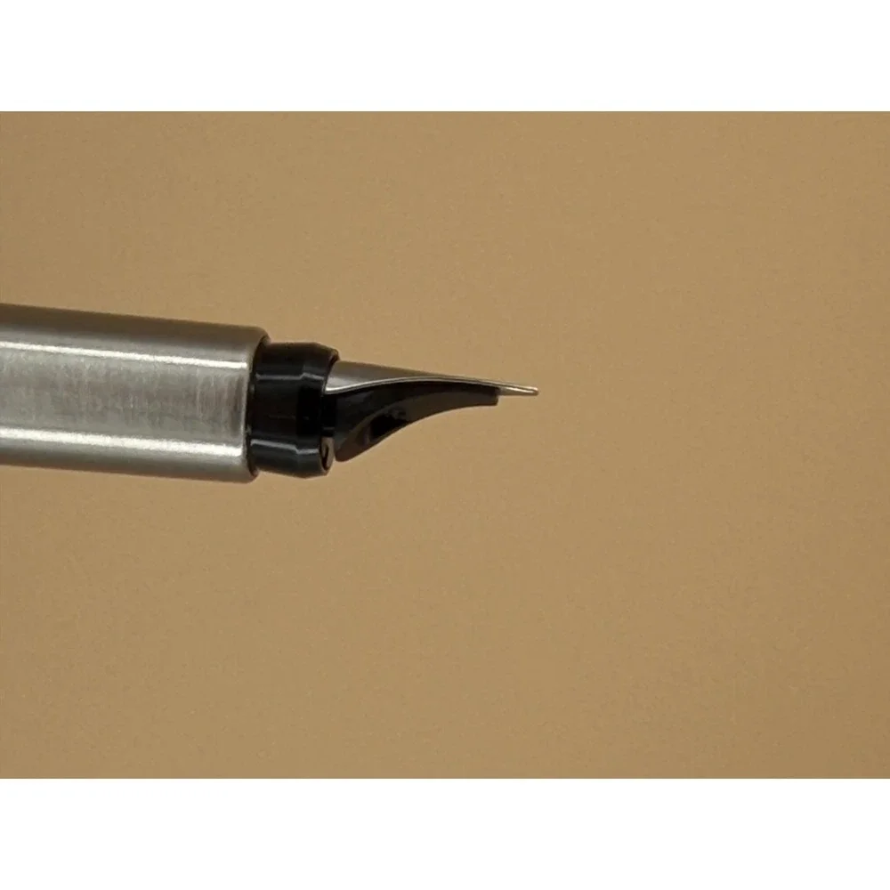 Parker Vector White Fountain Pen Chrome Trim Stainless Steel Nib